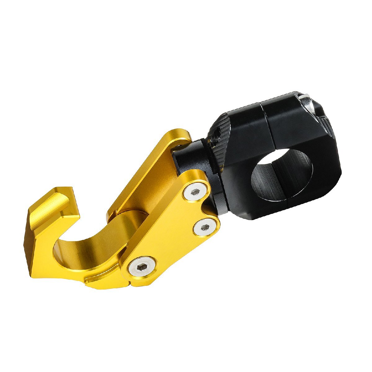 ハンドルフック イエロー 黄 バイクコンビニフック ヘルメットホルダー ヘルメットホルダーフック バイク荷掛フック拍卖