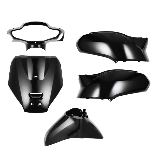 Tact AF75 AF79 タクト 外装 5点セット ブラック 黒 HONDA ホンダ tact バイクパーツセンター拍卖