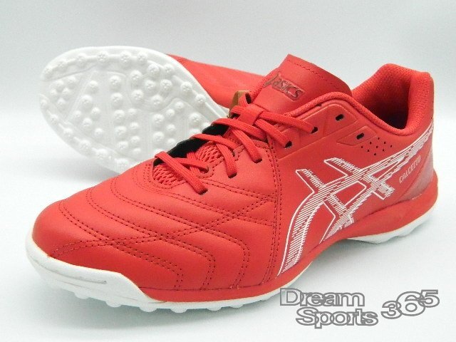 23FW ◆ メンズ トレーニング フットサル ◆ アシックス ◆ カルチェット WD 9 TF ◆ size:25.5 ◆ レッド ◆ 002-1113A038-600-255拍卖