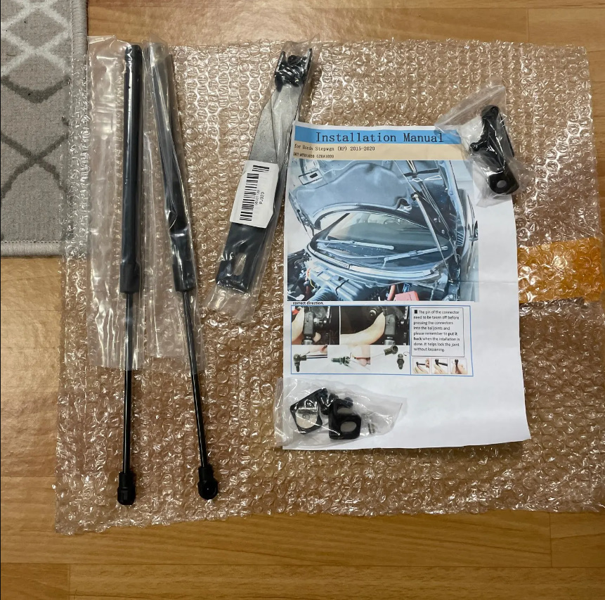 ホンダ HONDA stepwgn ステップワゴン (rp) 2015-2021 フロントフード ショックアブソーバー サスペンダーサポート拍卖