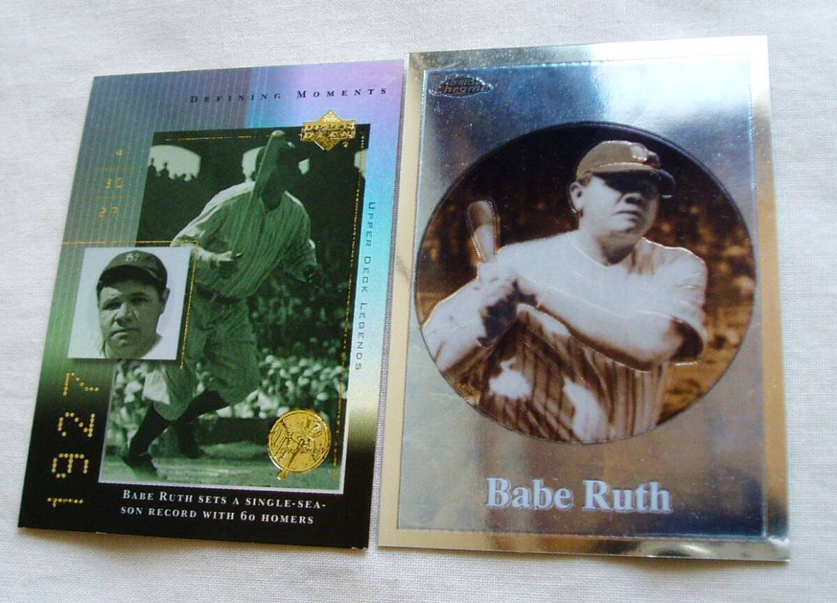 ベーブ・ルース【BABE RUTH】2枚セット◆ニューヨークヤンキース ☆3拍卖