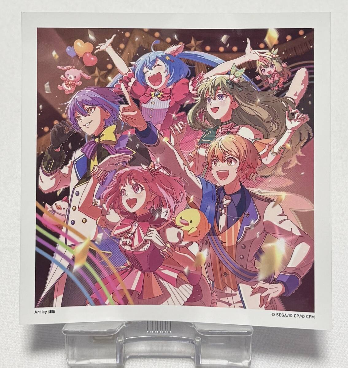 【プロジェクトセカイ カラフルステージ! feat. 初音ミク】CDジャケットステッカー ワンダーランズ×ショウタイム 世界を照らすテトラッド拍卖