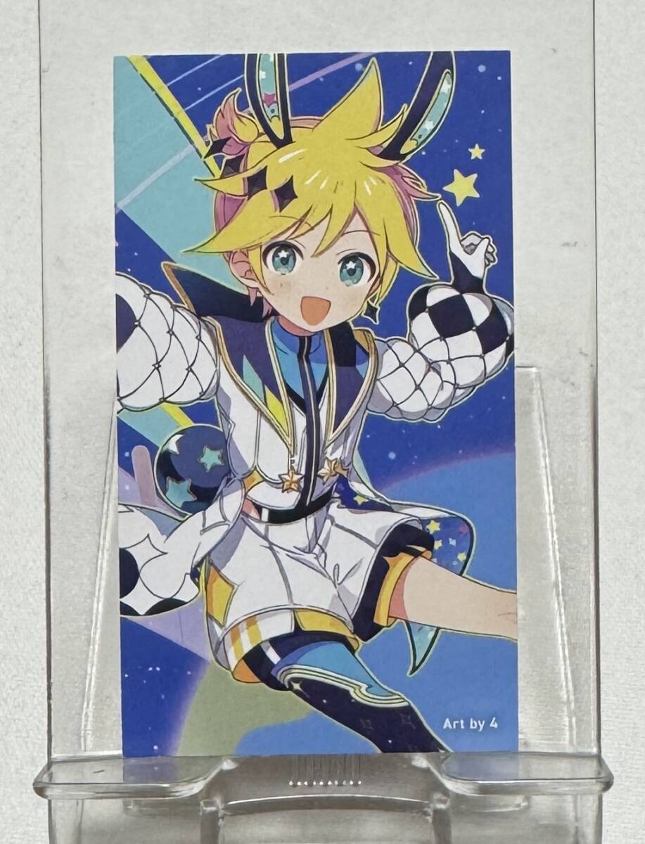 【プロジェクトセカイ カラフルステージ! feat. 初音ミク】ワンダーランズ×ショウタイム 10th Single 特典カード(鏡音レン)拍卖