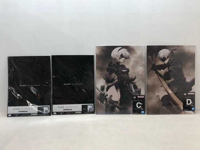未開封★一番くじ NieR:Automata Ver1.1a A賞 アートホルダー C賞 D賞 イラストボード 【P1769-008】086拍卖