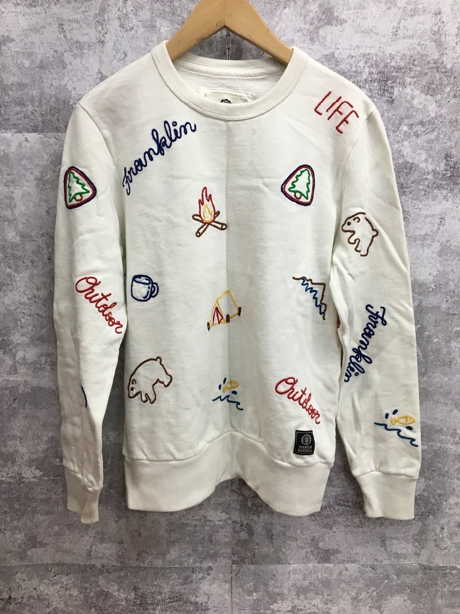 FRANKLIN & MARSHALL フランクリンマーシャル 刺繍スウェット【4735-004】拍卖