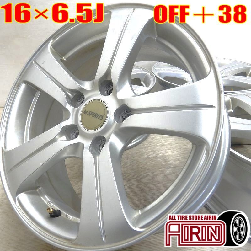 中古 アルミホイール 16インチ M SPIRITS エクリプスクロス カムリハイブリッド カムリ リーフ デリカD5 などに アルミ ホイール拍卖