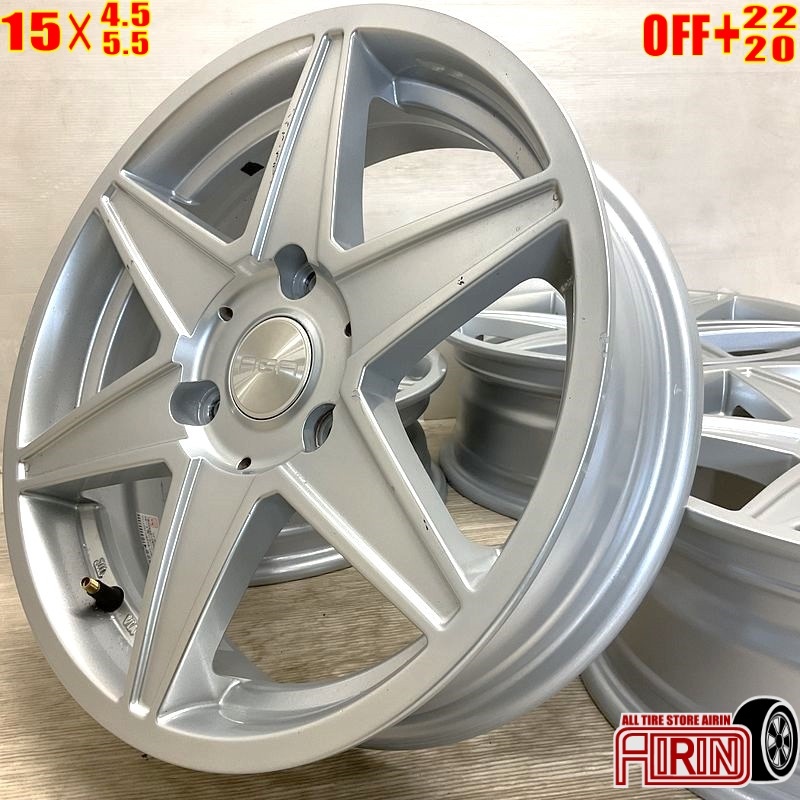 中古 アルミホイール 15インチ AGA アイ専用 4本セット アイ アイミーヴ などに アルミ ホイール拍卖