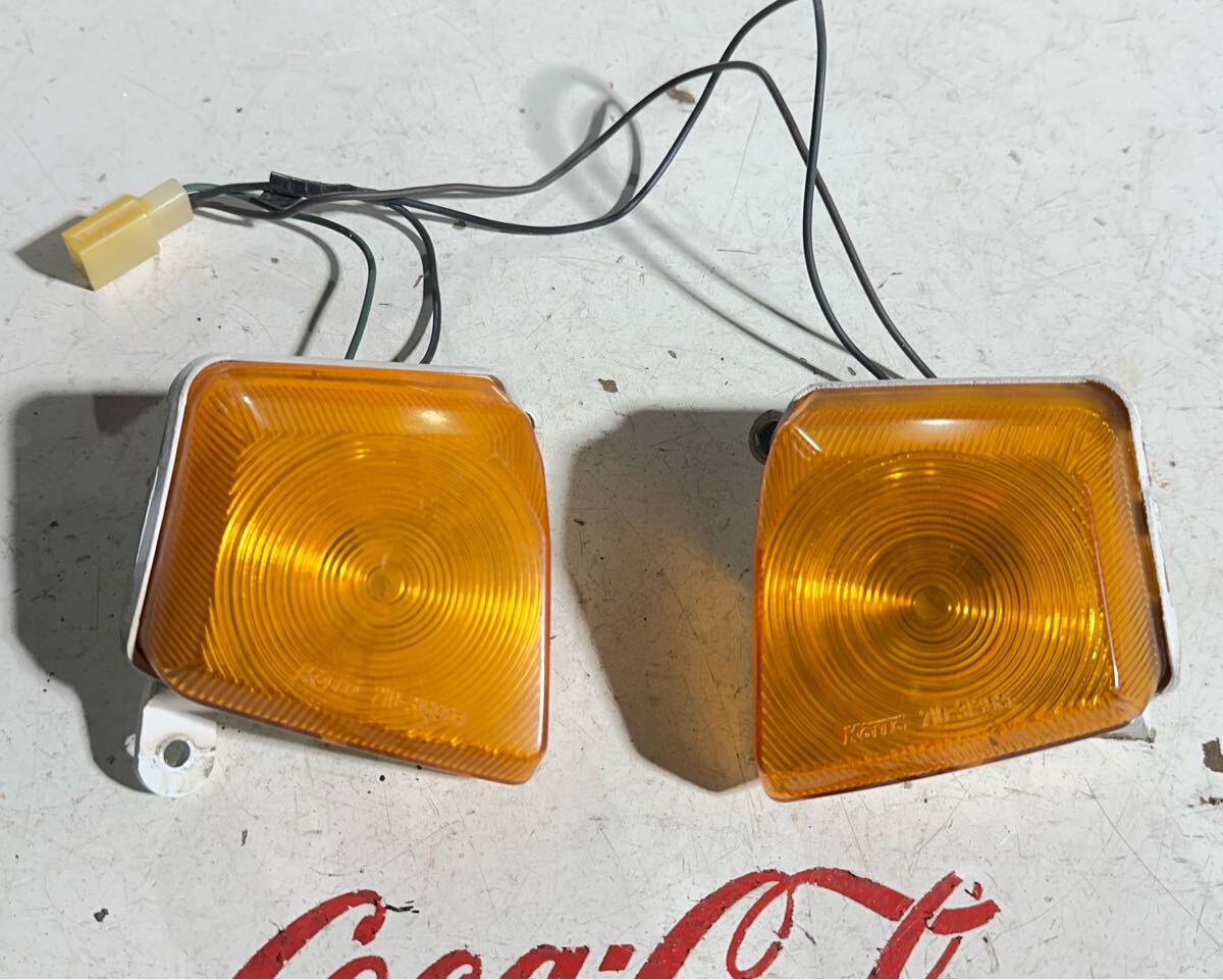 2NA YAMAHA/ヤマハ champ50/チャンプ50 RS 純正 フロントウインカー 左右 ウインカー/フロント拍卖