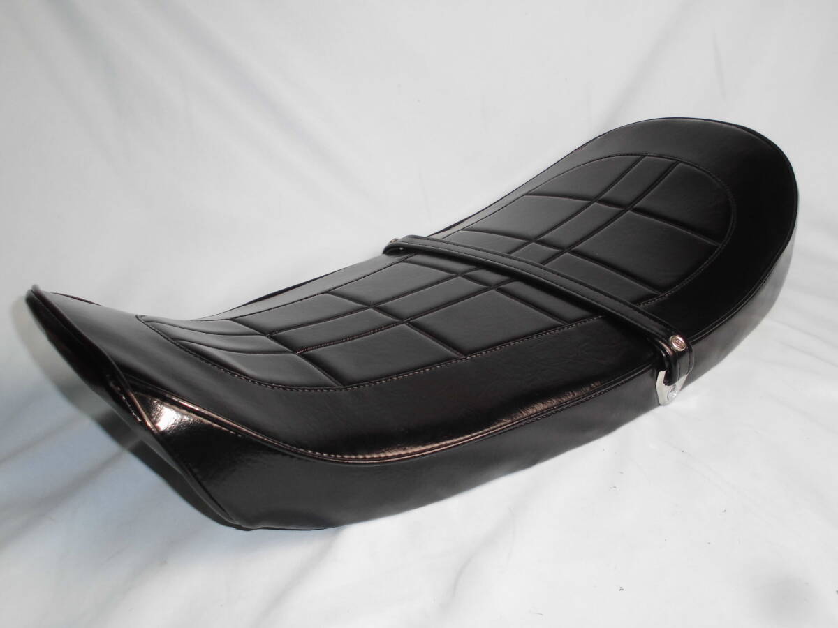 ■ Z1 Z2 艶有り黒レザー カスタムシート バナナシート KZ拍卖