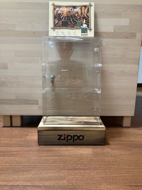 Zippo Vintage wood ベースディスプレイケース新品未使用品!拍卖