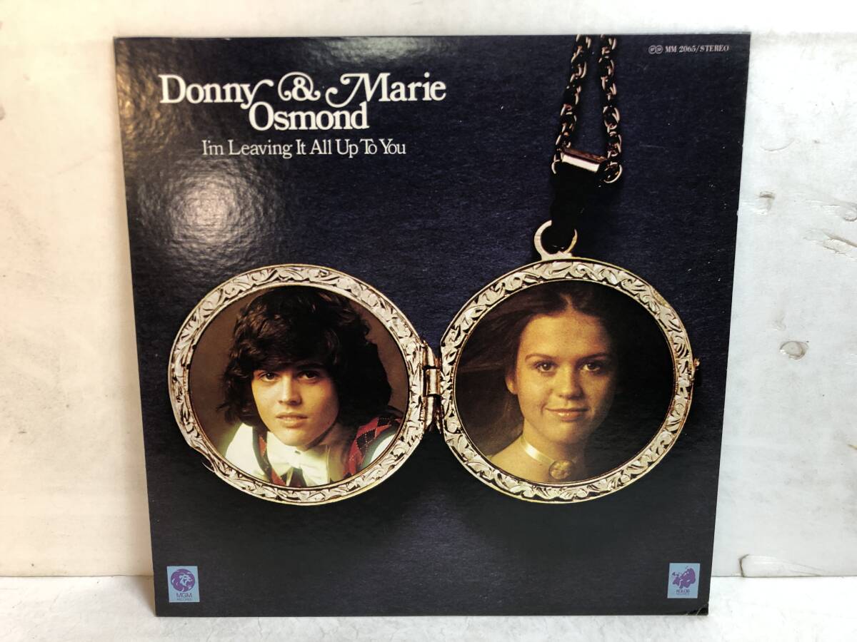 50303S 12inch LP★ダニー&マリー・オズモンド/DONNY and MARIE OSMOND/I'M LEAVING IT ALL UP TO YOU★MM 2065拍卖