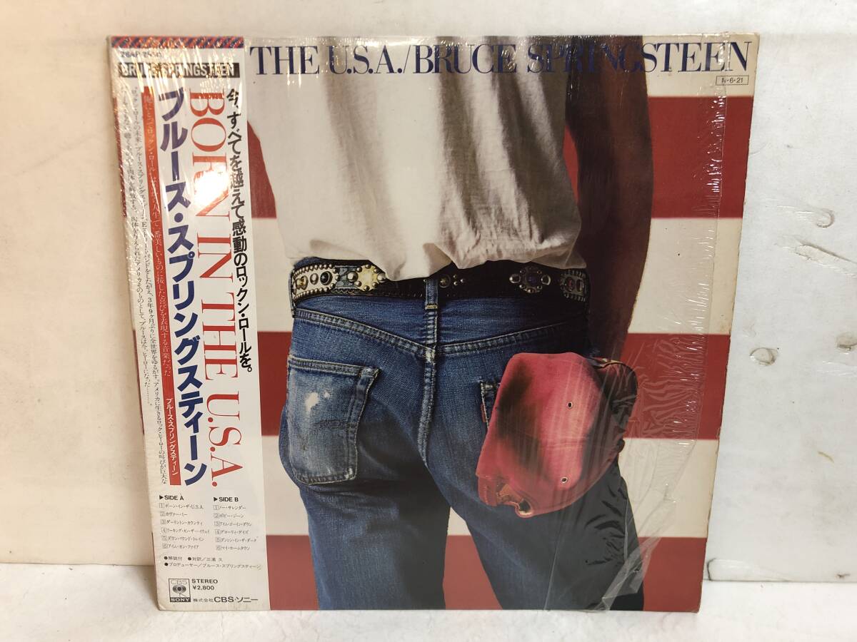 50323S 帯付12inch LP★ブルース・スプリングスティーン/BRUCE SPRINGSTEEN/BORN IN THE U.S.A.★28AP 2850拍卖
