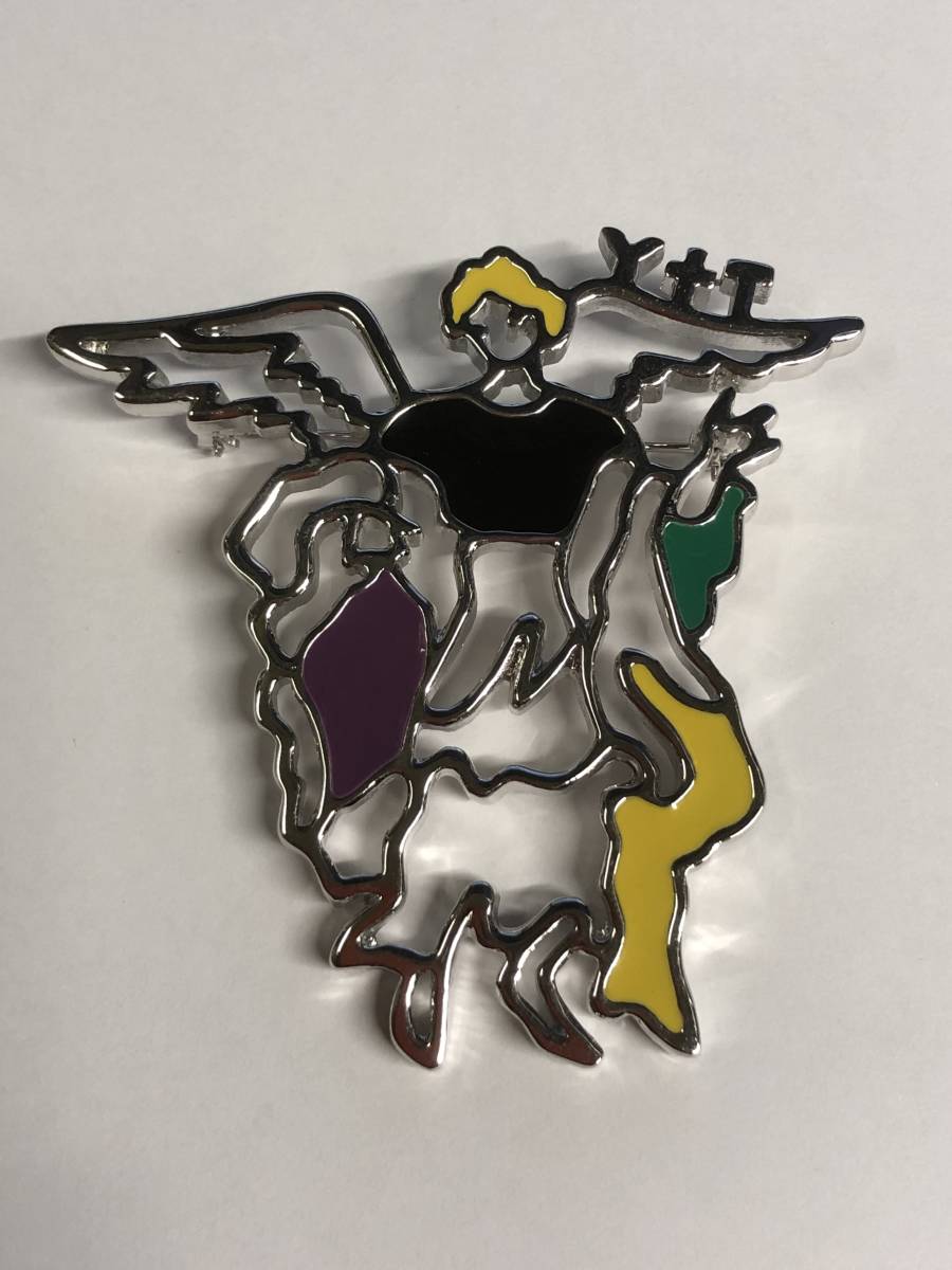 未使用★横尾忠則★十二天使 ブローチ バッジ 3月★マルキダエル シルバー拍卖