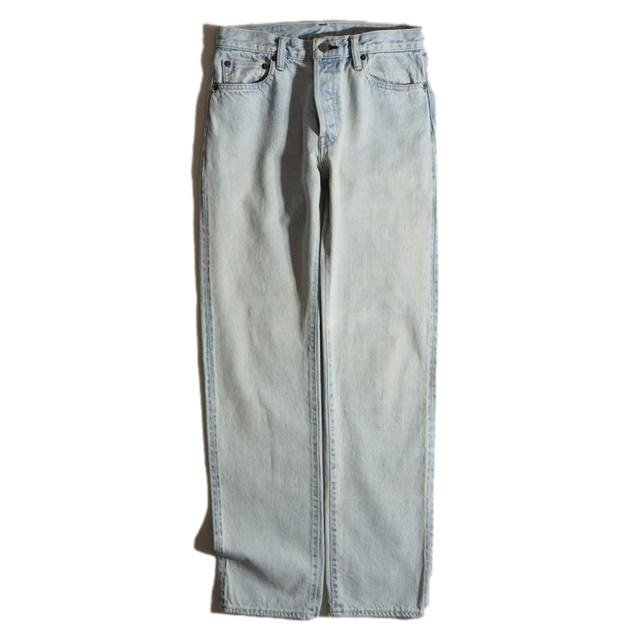 C3827f51 ▼UNUSED アンユーズド▼ ヴィンテージ加工モデル テーパードデニムパンツ ブルー / レディース シーズンレス拍卖