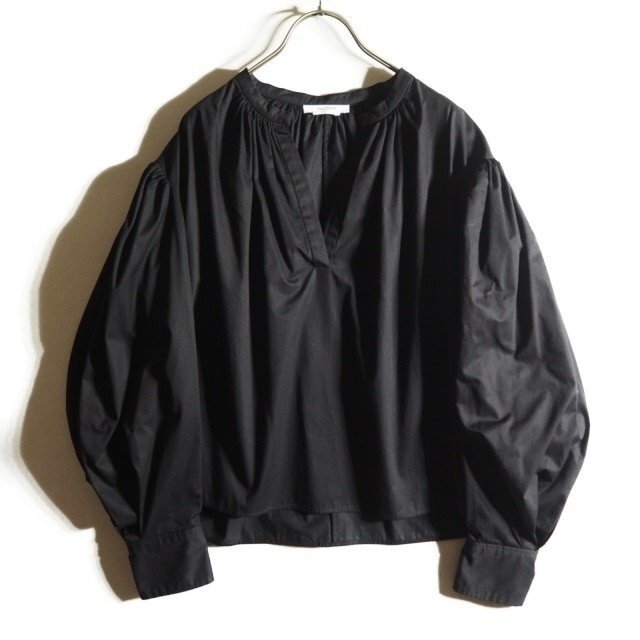 J7371f12 ▼ISABEL MARANT ETOILE イザベルマラン▼ コットン プルオーバー ブラウス ブラック 36 / オーバーサイズ 黒 シャツ 春夏拍卖