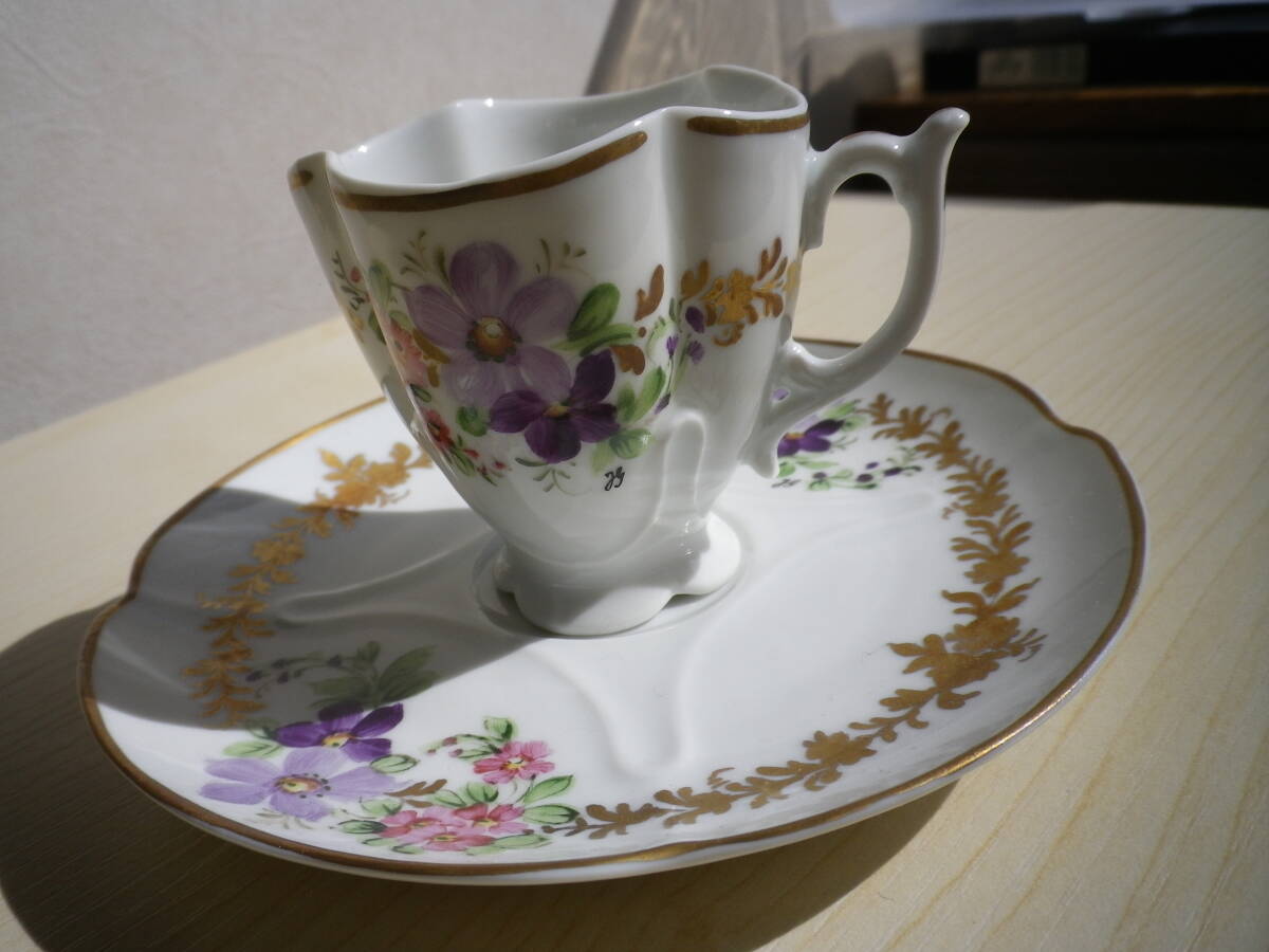 ☆★『LIMOGES FRANCE リモージュ / デミカップ&ソーサー』②★☆拍卖