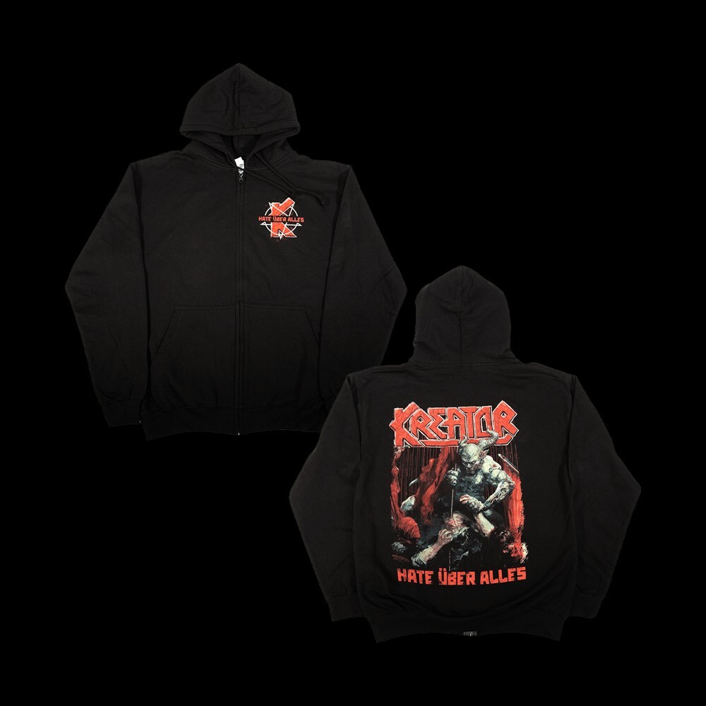 KREATOR/クリエイター HATE UBER ALLES パーカー XLサイズ 新品・未使用 TESTAMENT, SEPULTURA, IN FLAMES, Lamb Of God拍卖