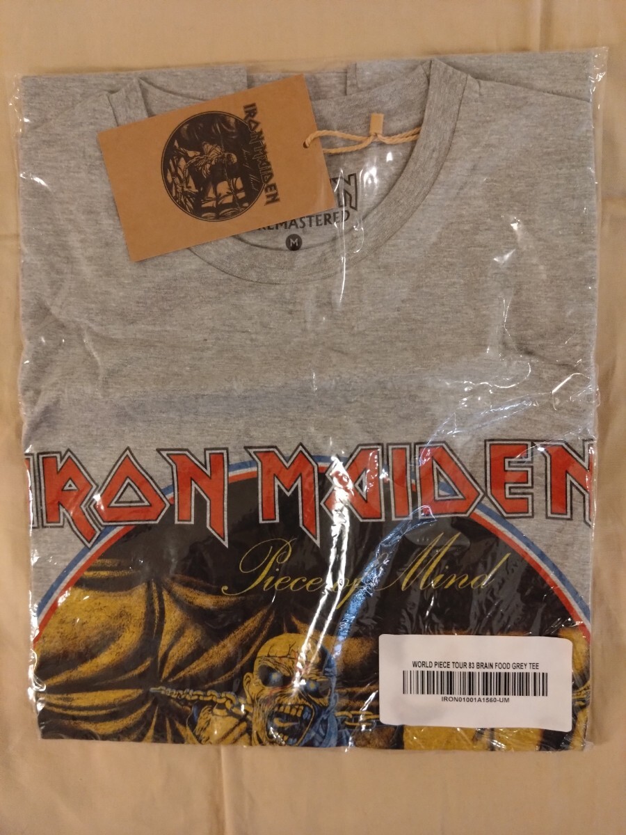 IRON MAIDEN/アイアン・メイデンPiece Of Mind -頭脳改革- 発売40周年記念再発Tシャツ Mサイズ 新品・未使用拍卖
