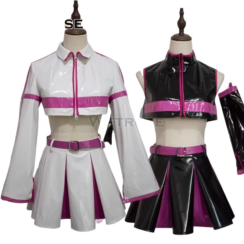 実物撮影!即納 2.5次元の誘惑 リリエル 光沢サテン コスプレ衣装+翼 1着風 靴とウィッグ 別売り拍卖