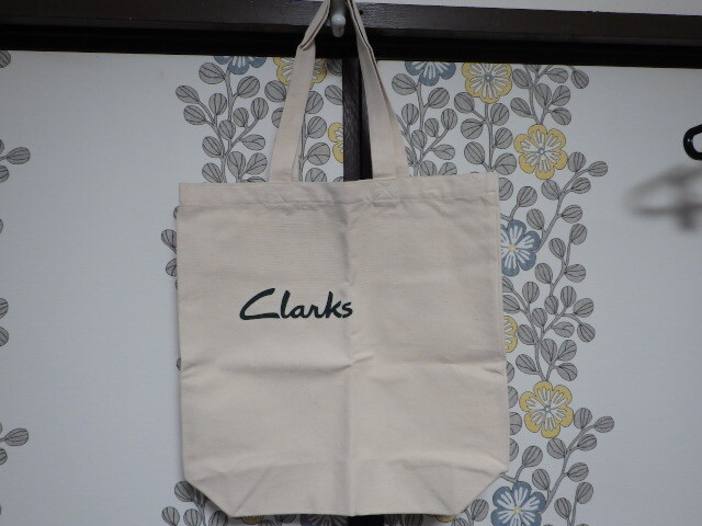 未使用 Clarks クラークス トートバッグ キャンバス地 両面ロゴ拍卖