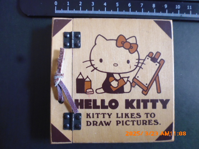 Hello Kitty ・ハローキテイ/ 超々レア・Most Rare/ Vintage Memo With Wooden Covers・Circa 1976/Collection Item拍卖