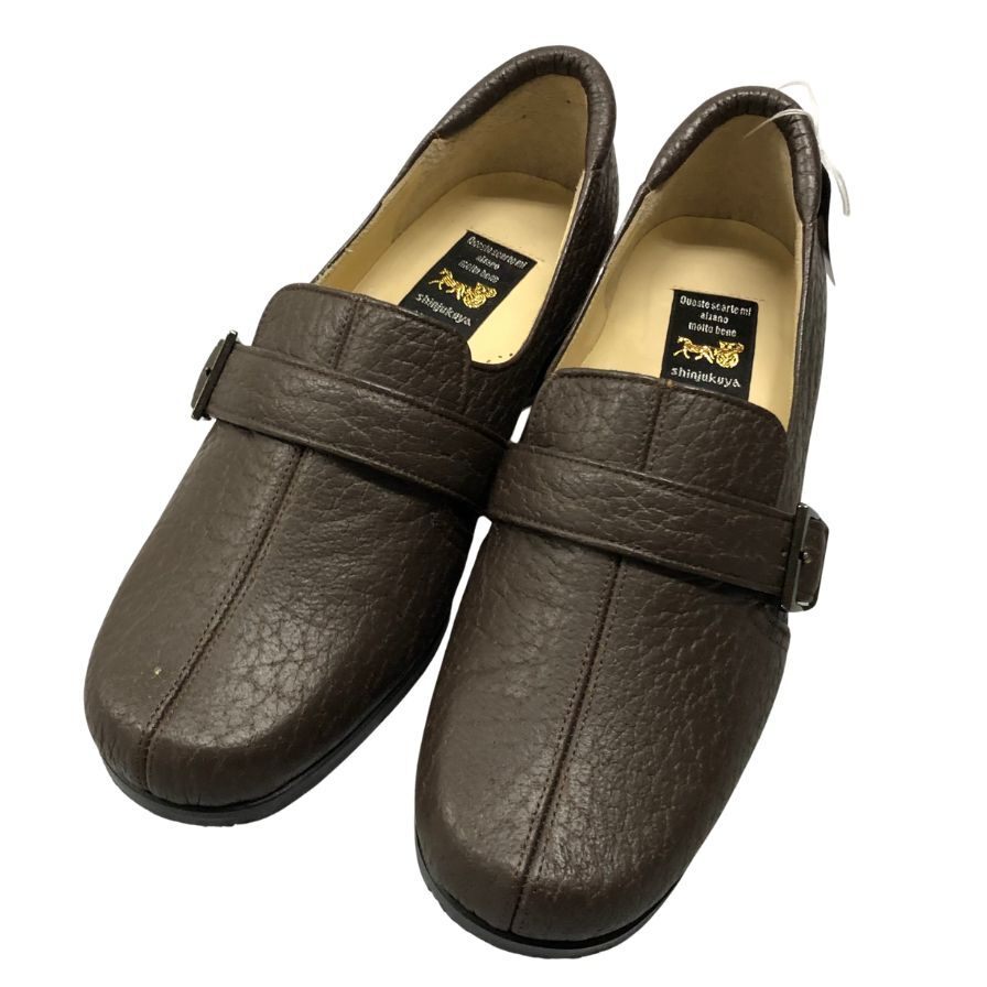 新宿屋 パンプス 3850 レザー クドゥ ニコチン レディース サイズ22 shinjukuya 約22.0cm【7-9】拍卖