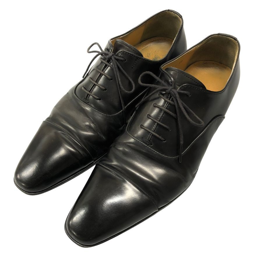 クインクラシコ レースアップシューズ ストレートチップ ブラック メンズ サイズ40 Queen Classico 約25.0cm【AFC3】拍卖