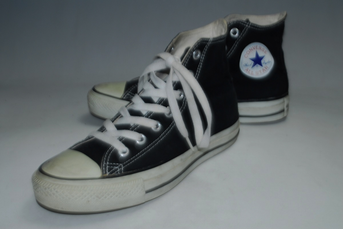 ATX1408/完全売り切り!最終価格!早い者勝ち!コンバース◆CONVERSE/US5.5/24.5㎝/黒/MID/存在感抜群!王道最強/スニーカー!拍卖