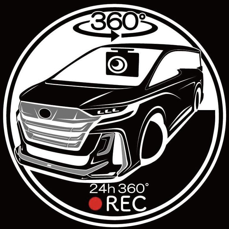 カラー変更可 40系 ヴェルファイア モデリスタ ドライブレコーダー ステッカー ドラレコ プリントステッカー拍卖