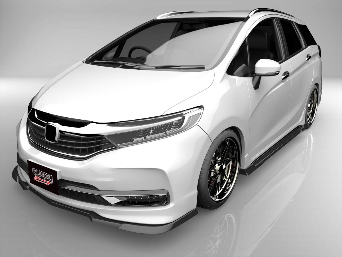 シャトル GK8 GK9 GP7 GP8 前期 フロントアンダースポイラー サイドステップ 2点キット エアロパーツ拍卖