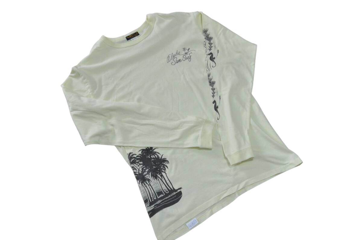 東洋 SUN SUR サンサーフ 山吹色 ロンT 長袖Tシャツ サイズL#1330a拍卖