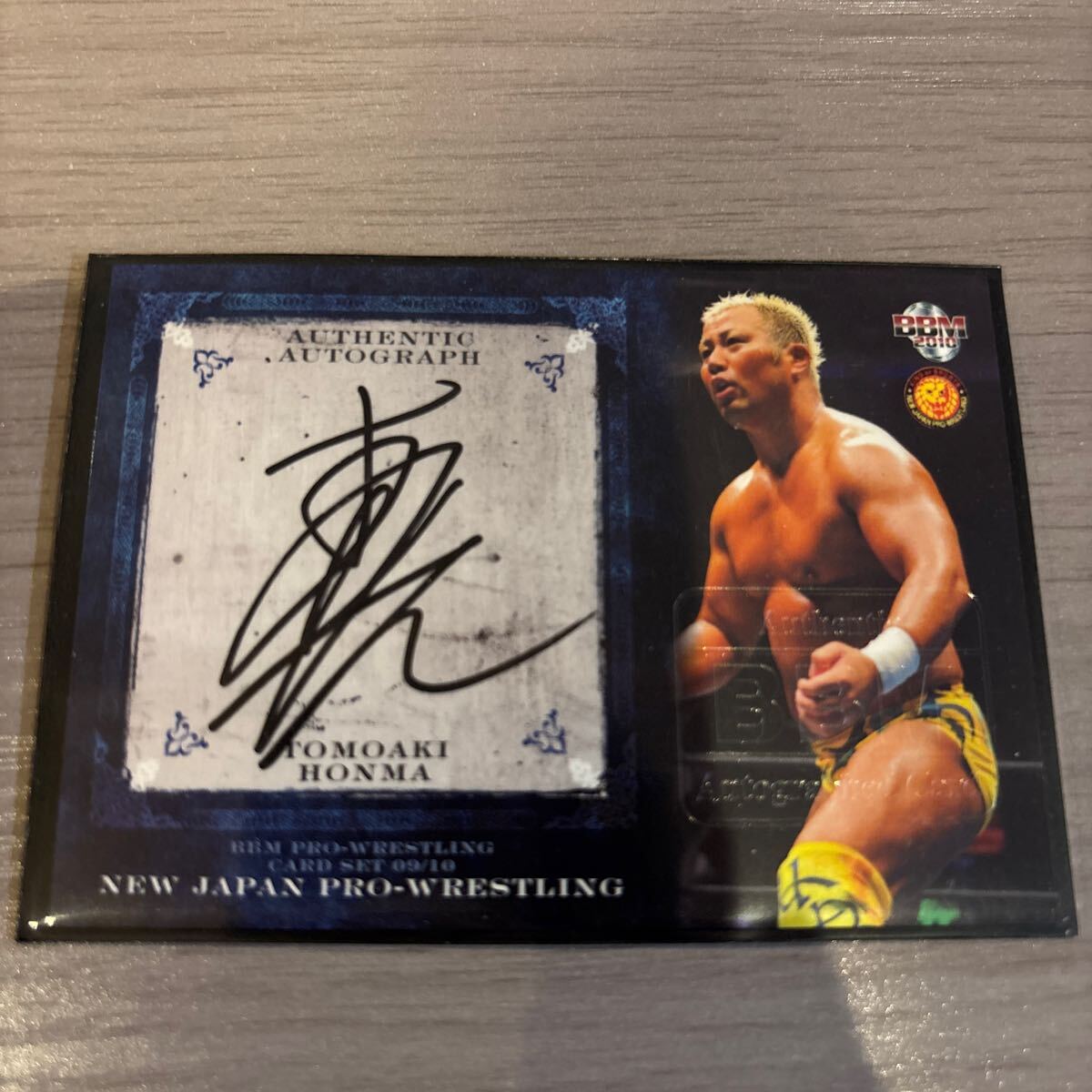 BBM 本間朋晃 直筆サインカード 新日本プロレス 武藤敬司 蝶野正洋 グレート ムタ 破壊王 ムササビ拍卖