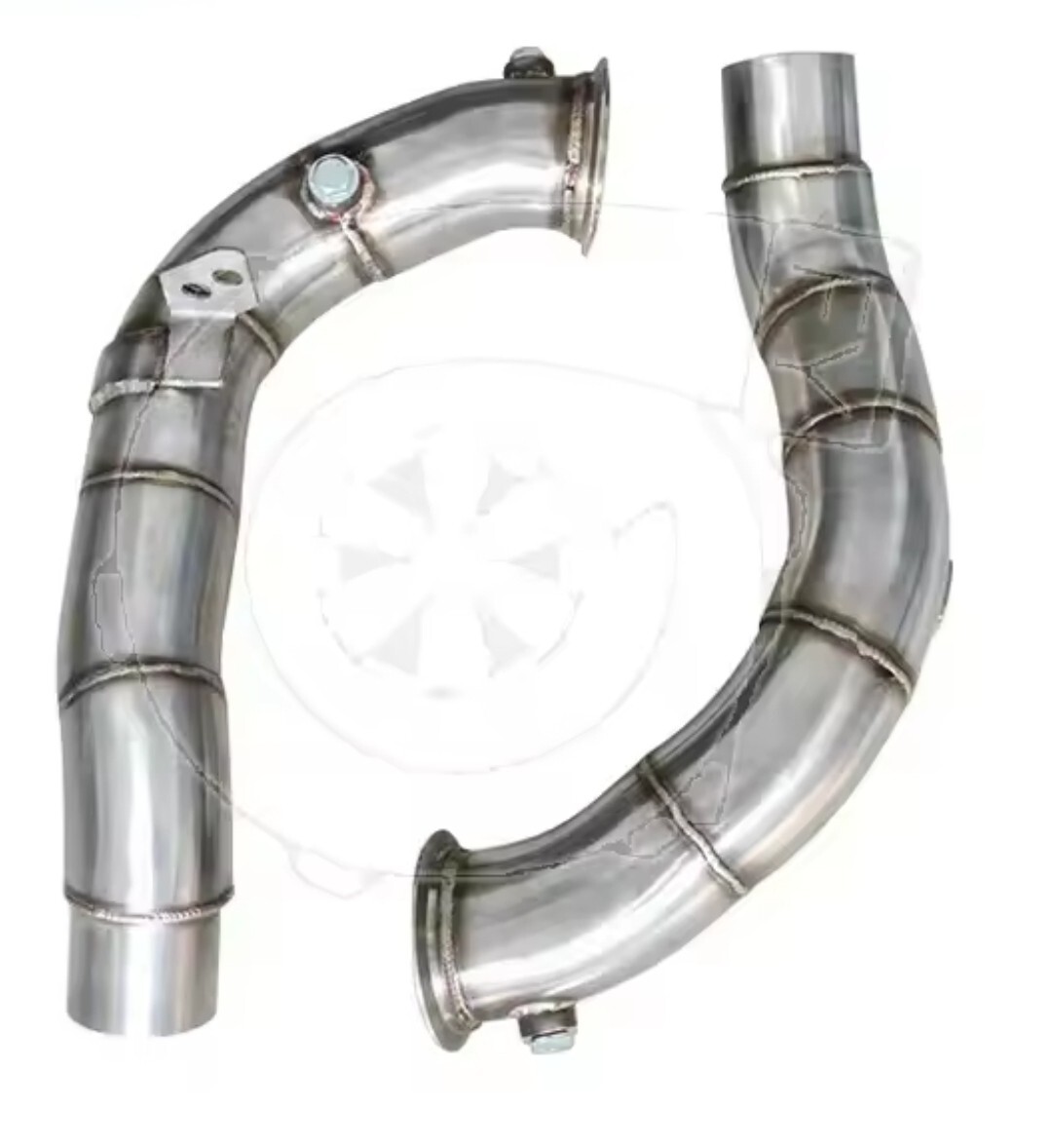 ②BMW M5 F10 M6 F12 F13 S63 ダウンパイプ エキゾーストパイプ 2012 パーツ ステンレス拍卖