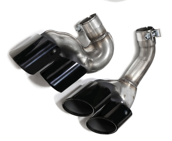 ②BMW X5 G05 X6 G06 X7 G07 2019-2024 マフラーカッター テールパイプ デュアル4本出し ステンレス鋼 エキゾーストサイレンサー拍卖