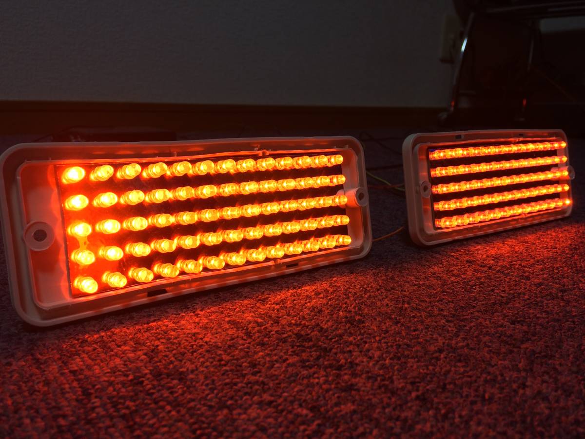 【60日保証】ジムニー JA11/12/22/71★フロント ウインカーLEDユニット★ 超爆光130発!拍卖