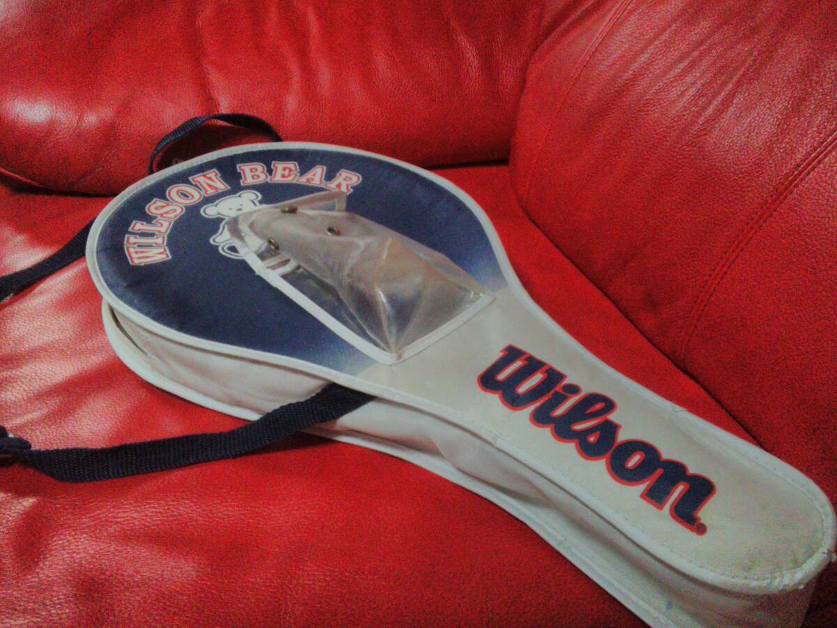 小学生用テニスラケットwilson..硬式二本組ケース付き。拍卖
