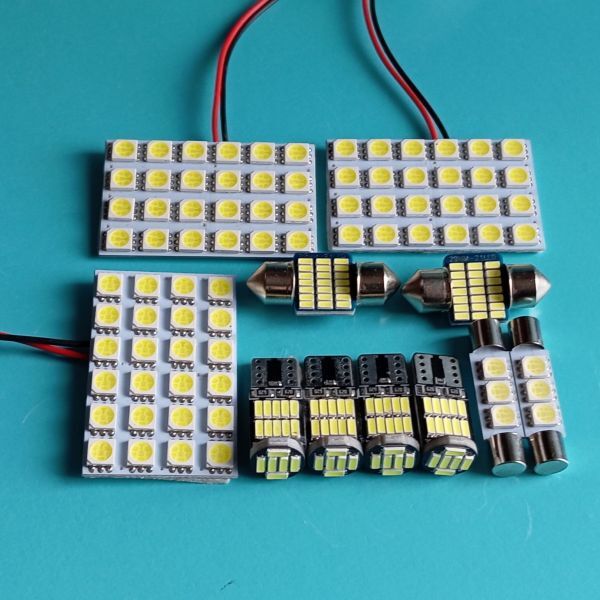 超爆光!CV1W 新型 デリカ D:5 T10 LED ルームランプセット ウェッジ球 ホワイト 11個セット 三菱 /s24/26/f3/t28拍卖