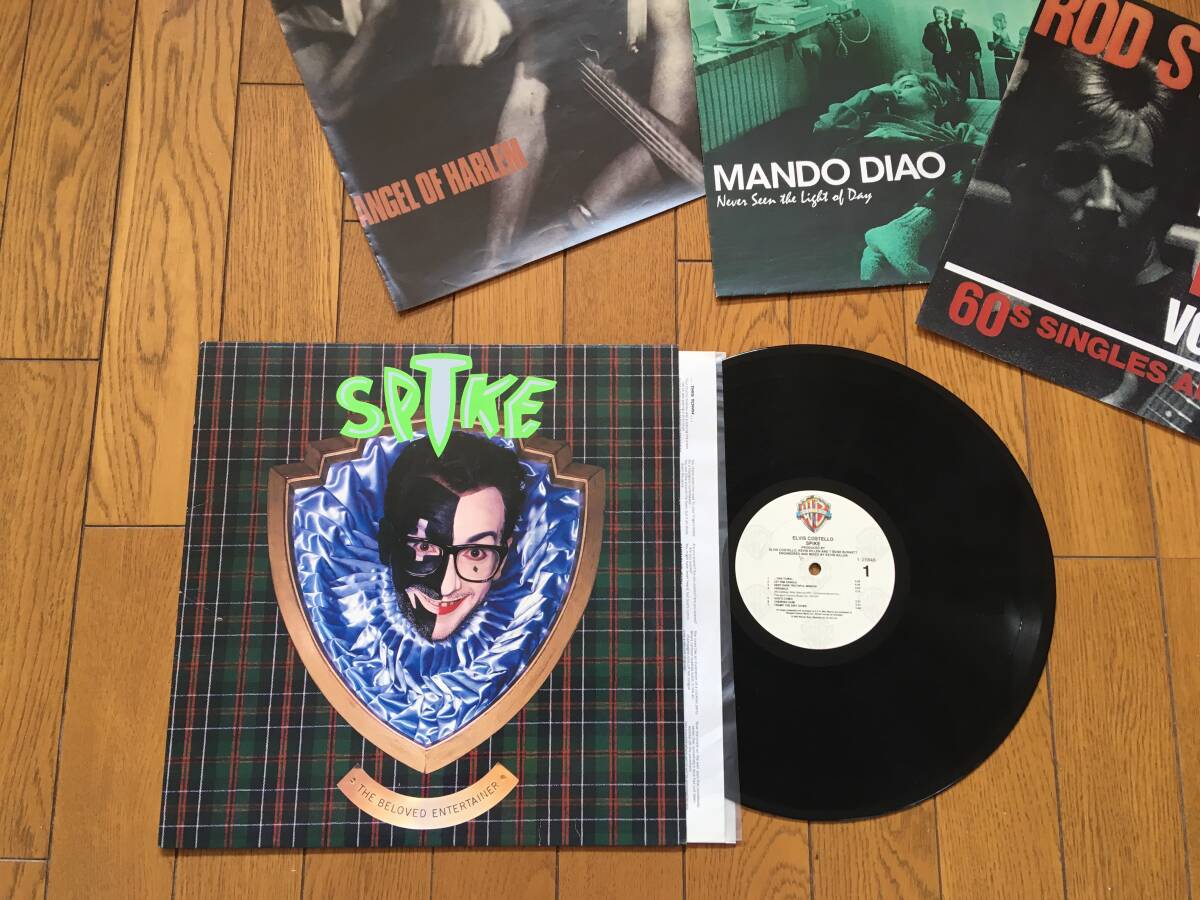 ★エルヴィス・コステロの1989年の貴重アナログ盤!/スパイク ELVIS COSTELLO/SPIKE  ※「ヴェロニカ」(VERONICA)も収録拍卖