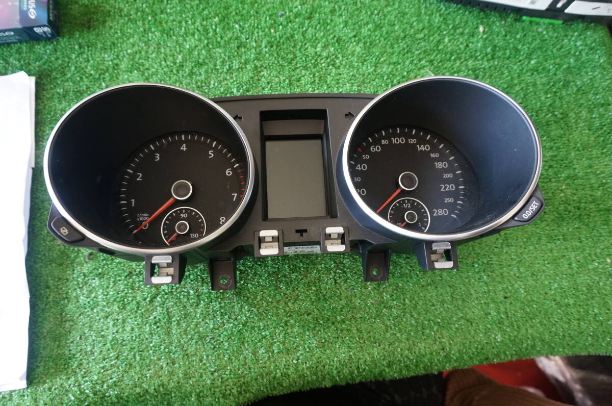 U207 フォルクスワーゲン ゴルフ Gti 2.0L 計器ゲージ クラスター スピードメーター 5K6920 870B 拍卖