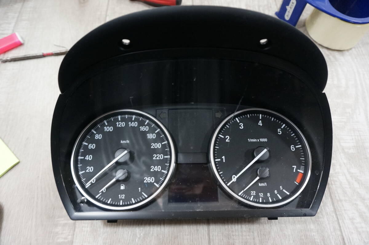 B074 BMW 3シリーズ LBA-PG20 スピードメーター 320I 9187342-01拍卖