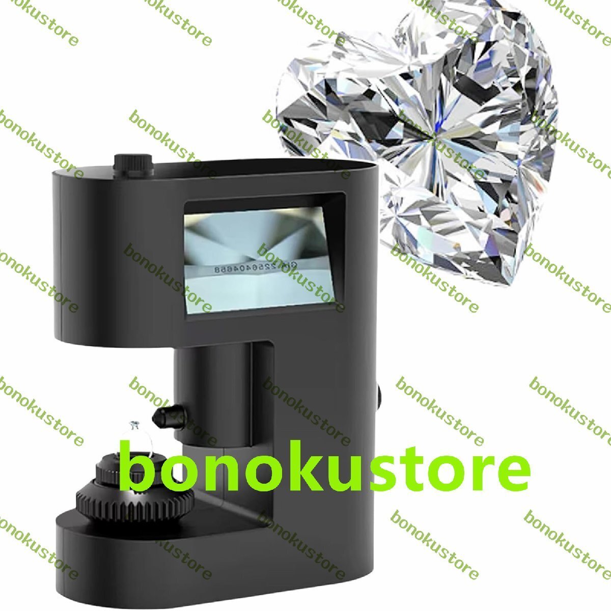 30-200X ダイヤモンドガードルビューア LED フィルライトとスクリーンディスプレイを備えたジュエリー鑑定機器 調整可能なフォーカスと拍卖