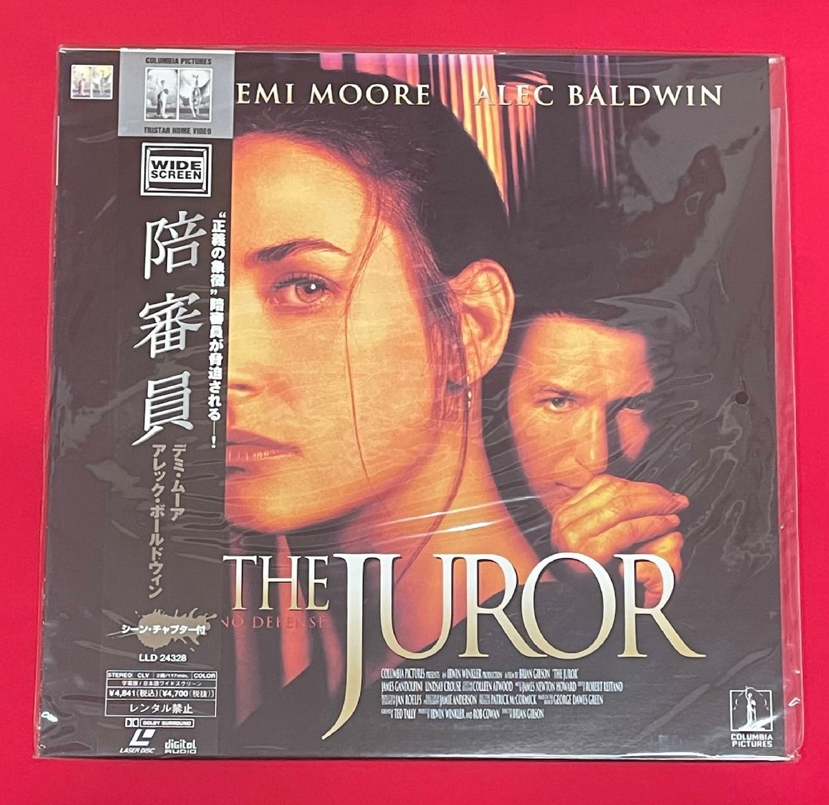 レーザーディスク 陪審員/デミ・ムーア アレック・ボールドウィン LLD-24328 一般店頭販売用 未使用品 当時モノ 希少 D1992拍卖