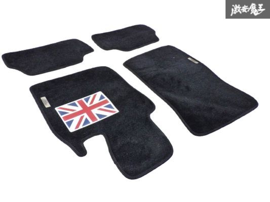 【 新品!! 】UNITED MINI CARS ユナイテッドミニカーズ R56 R57 クーパーS フロアマット フロアカーペット 1台分 ユニオンジャック 棚13A拍卖