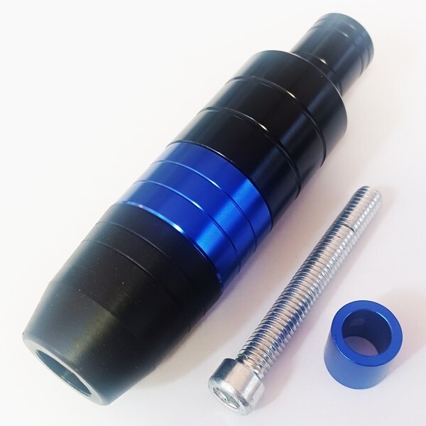 ジクサー250 グラディウス400 GSR250 GSR400 GSR600 Vストローム 汎用 マフラーサイレンサー マフラーガード スライダー エンジンガード 青拍卖