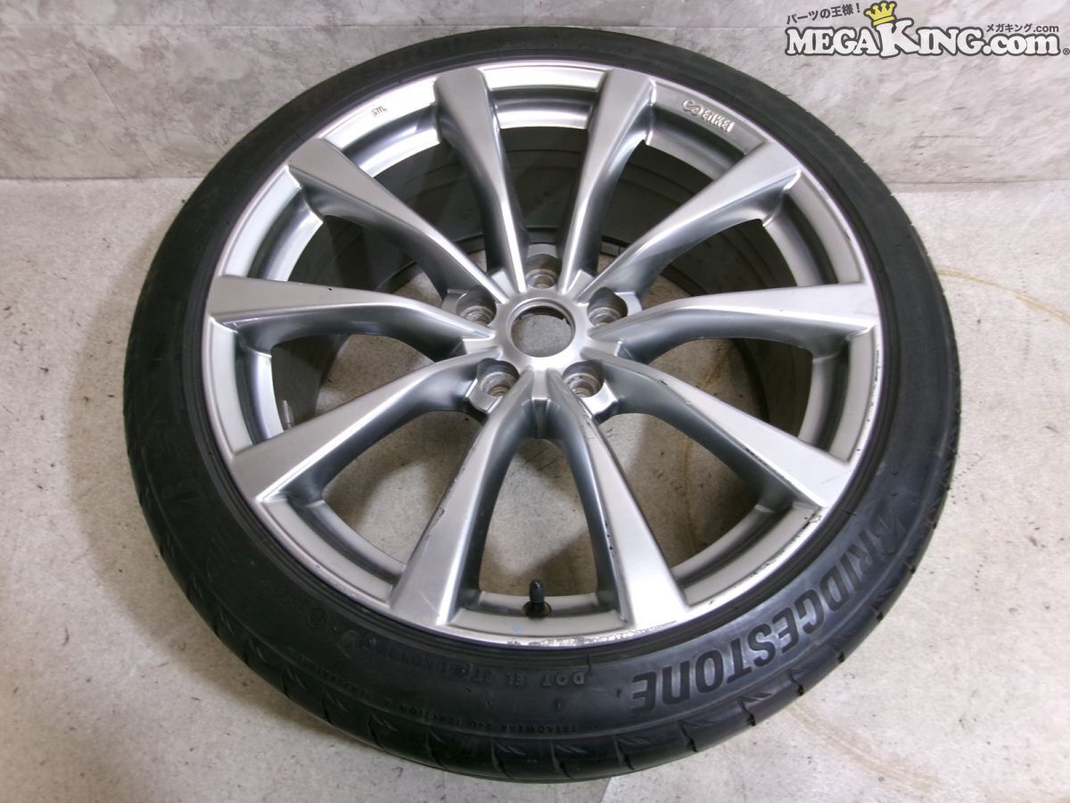 V36 スカイライン クーペ 純正 ENKEI J3 リア 19インチホイール 9J+45 5穴 PCD114.3 1本 / S3-794拍卖