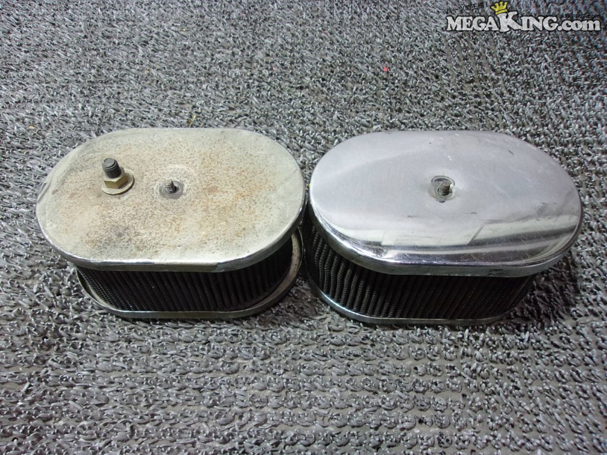 社外 エアクリーナー エアクリ 2個 WEBER ウェーバー ダウンドラフト キャブレター用 / 2S3-1439拍卖