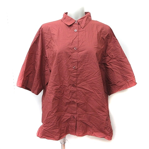 コーエン coen シャツ ブラウス 半袖 L レンガ /YI レディース拍卖