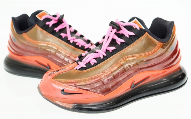 ナイキ NIKE ×HERON PRESTON ヘロン プレストン AIR MAX 720 95 BY YOU エアマックス バイユー CK9761-991 28.5 オレンジ ブランド古着ベ拍卖