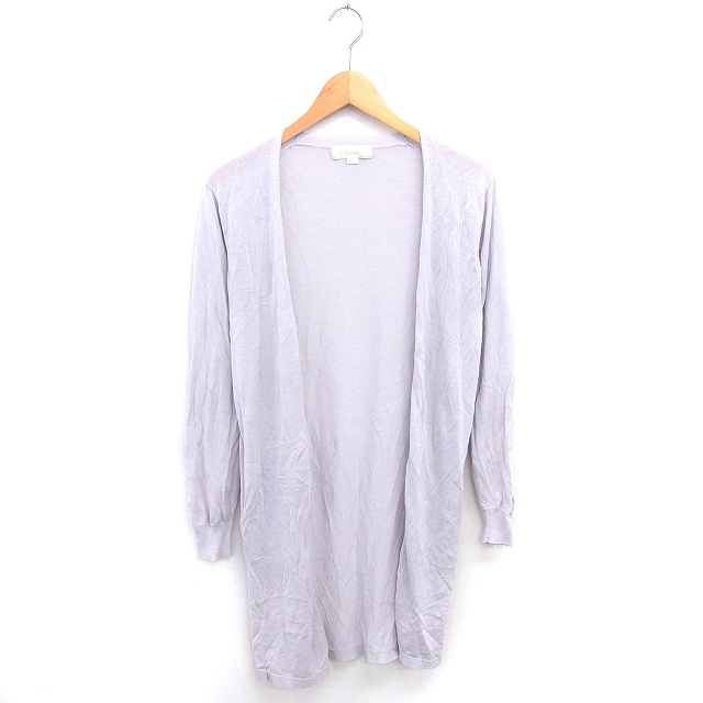 ビーミングバイビームス B:MING LIFE STORE by BEAMS カーディガン ニット トッパー 薄手 ロング 長袖 ONE ライトグレー /TT拍卖