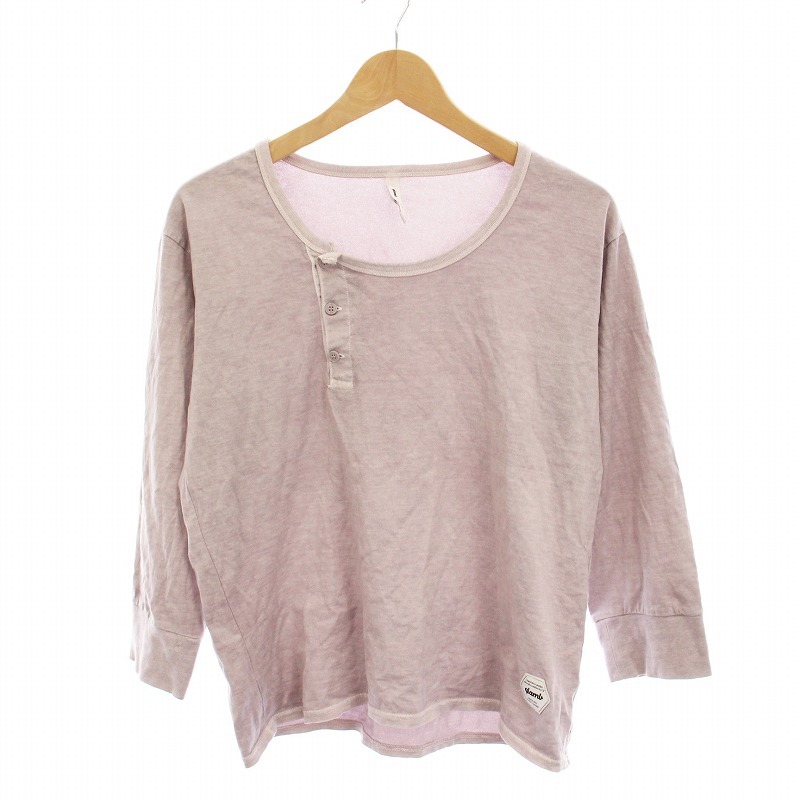 グラム glamb Tシャツ カットソー 七分袖 2 薄紫 ライトパープル GB11SP /YM メンズ拍卖